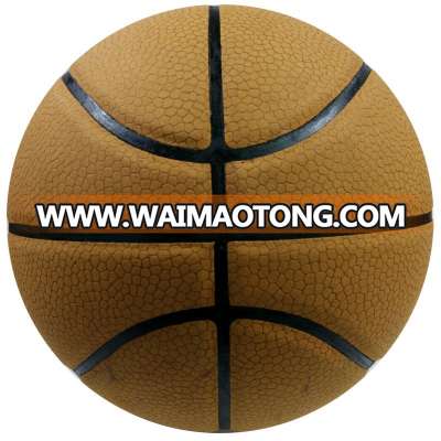 Genuine leather professional basketball ball