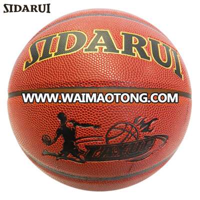 Manufacturer wholesale new design OEM size 7 high quality fashion pvc basketball ball