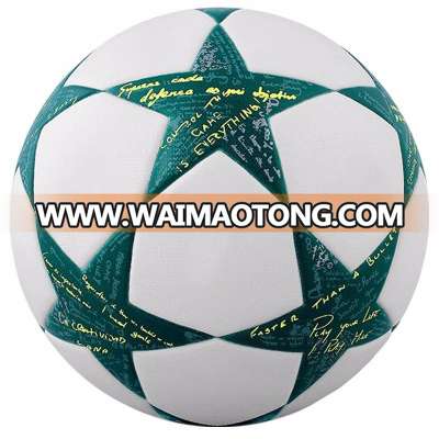 Most Popular Customize Printed Euro Cup Match PU Football Soccer Ball